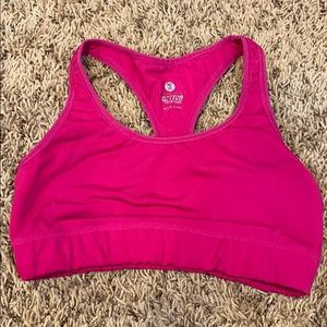 Hot Pink Sports Bra